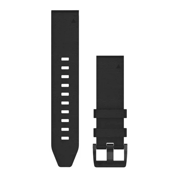 Garmin Epix/Fenix Ersatzarmband Leder QuickFit schwarz 010-12740-01