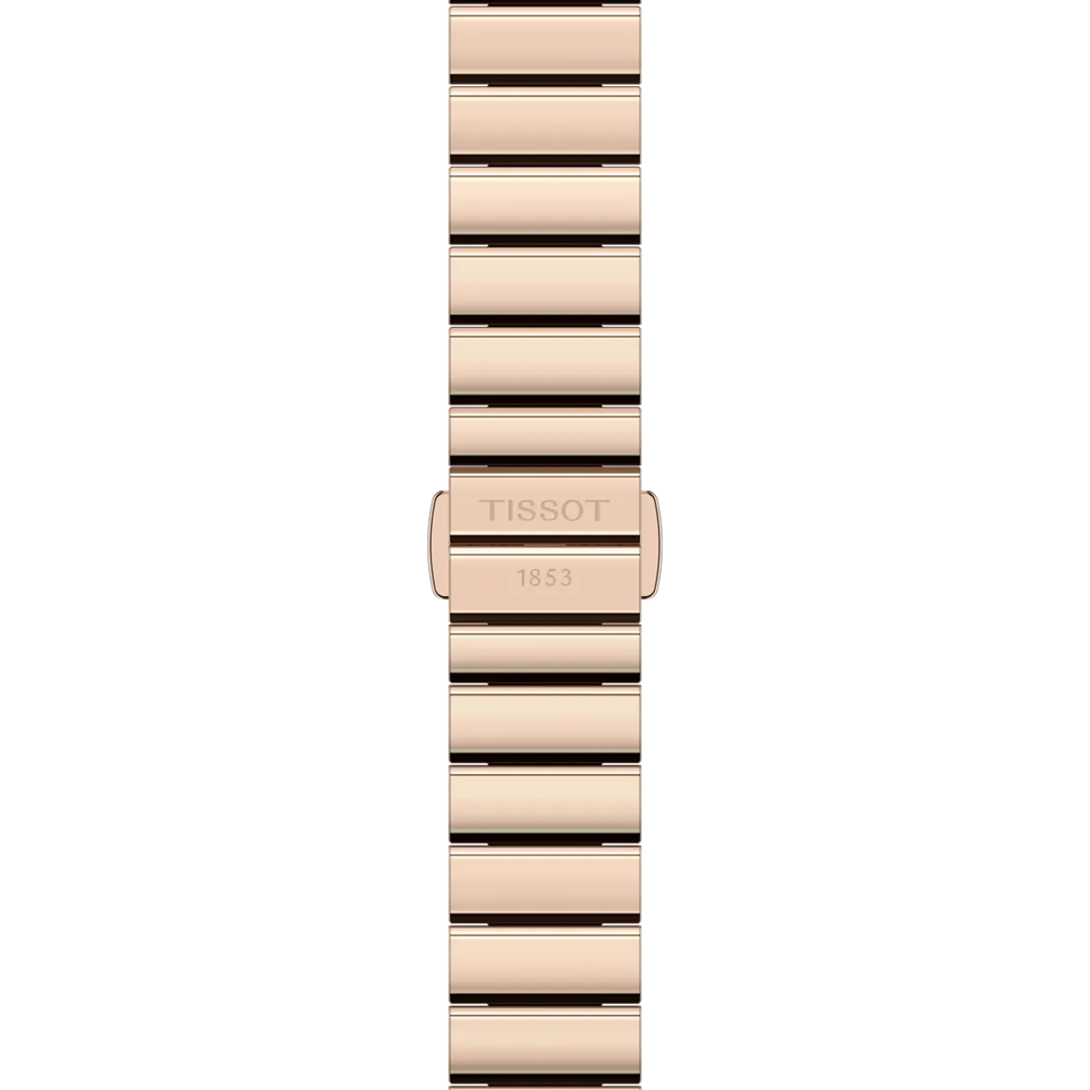 Tissot SRV Schweizer Quarzwerk, Roségold/Blau, 30mm Damenuhr T160.110.33.046.00