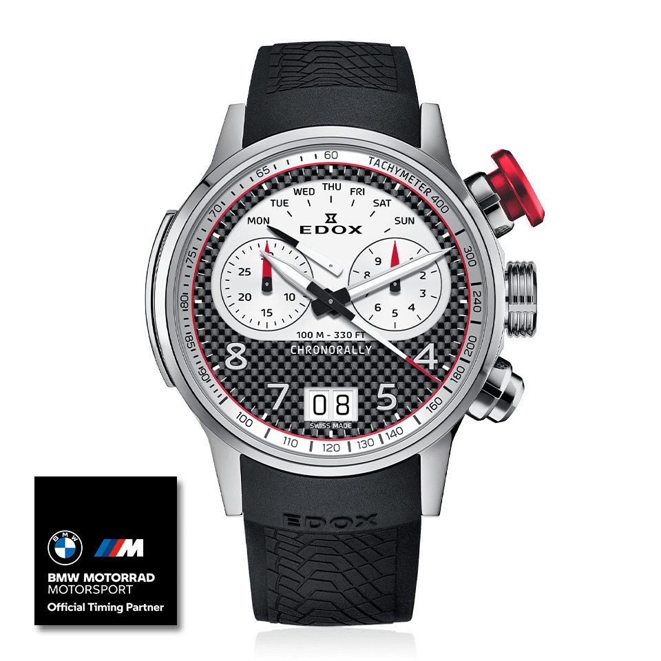 Edox Chronorally Limited Edition Herrenuhr 38003-TINR-CANBR Edox Chronorally Limited Edition Herrenuhr 38003-TINR-CANBR