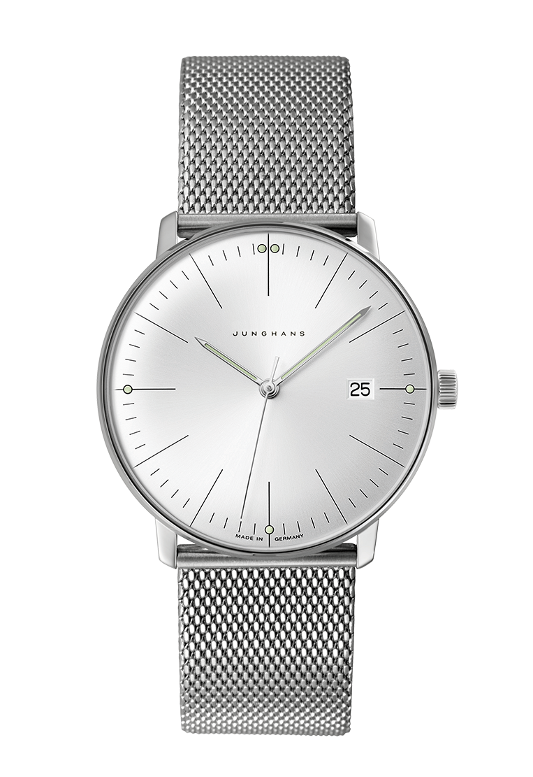 41_4463-48_front70bjleQZrW0Kc Junghans max bill Quarz Saphirglas Herrenuhr 041/4463.46
