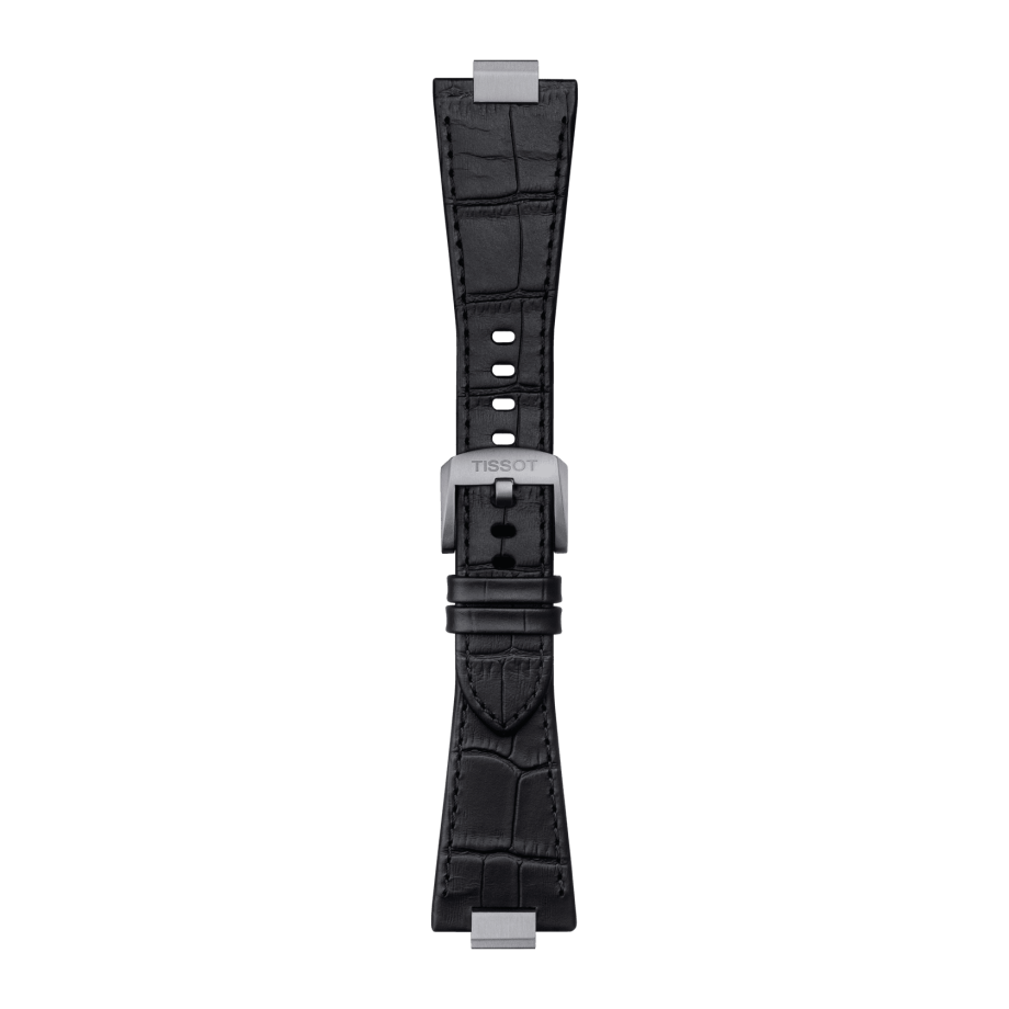 Tissot Ersatzarmband Leder schwarz 12 mm