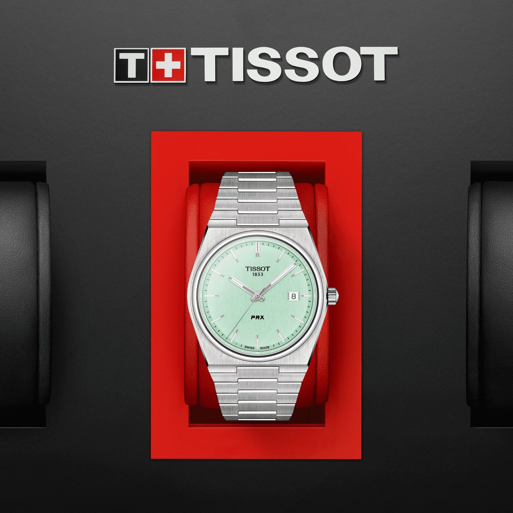 Tissot PRX Quartz Herrenuhr Mintgrün T137.410.11.091.01