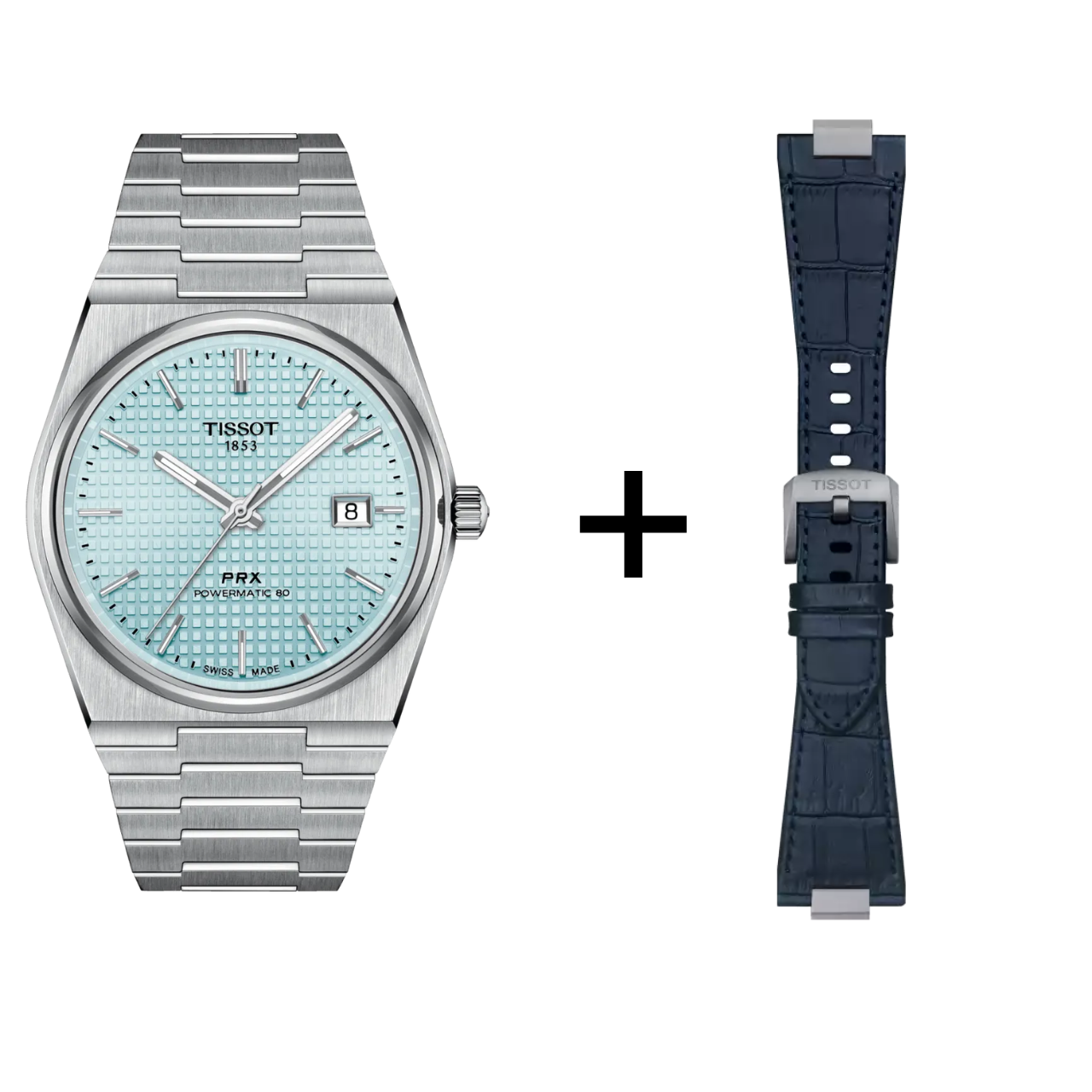 Tissot PRX Powermatic 80 Light Blue Ice Blue Men's Watch T137.407.11.351.00 Tissot PRX Powermatic 80 Light Blue Ice Blue Men's Watch T137.407.11.351.00