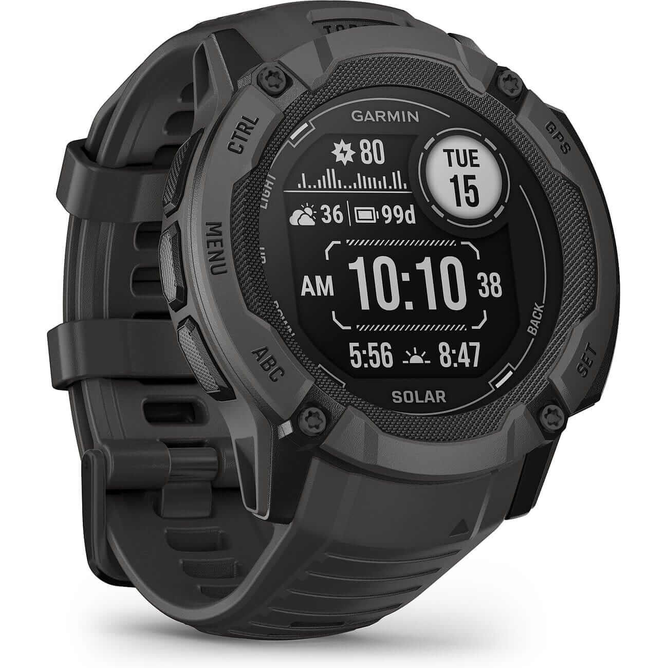 Garmin Instinct 2X Solar Graphit Herrenuhr 010-02805-00