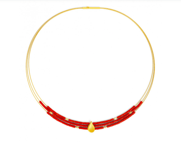 Bernd Wolf Aquinsa necklace root coral 84122296-043