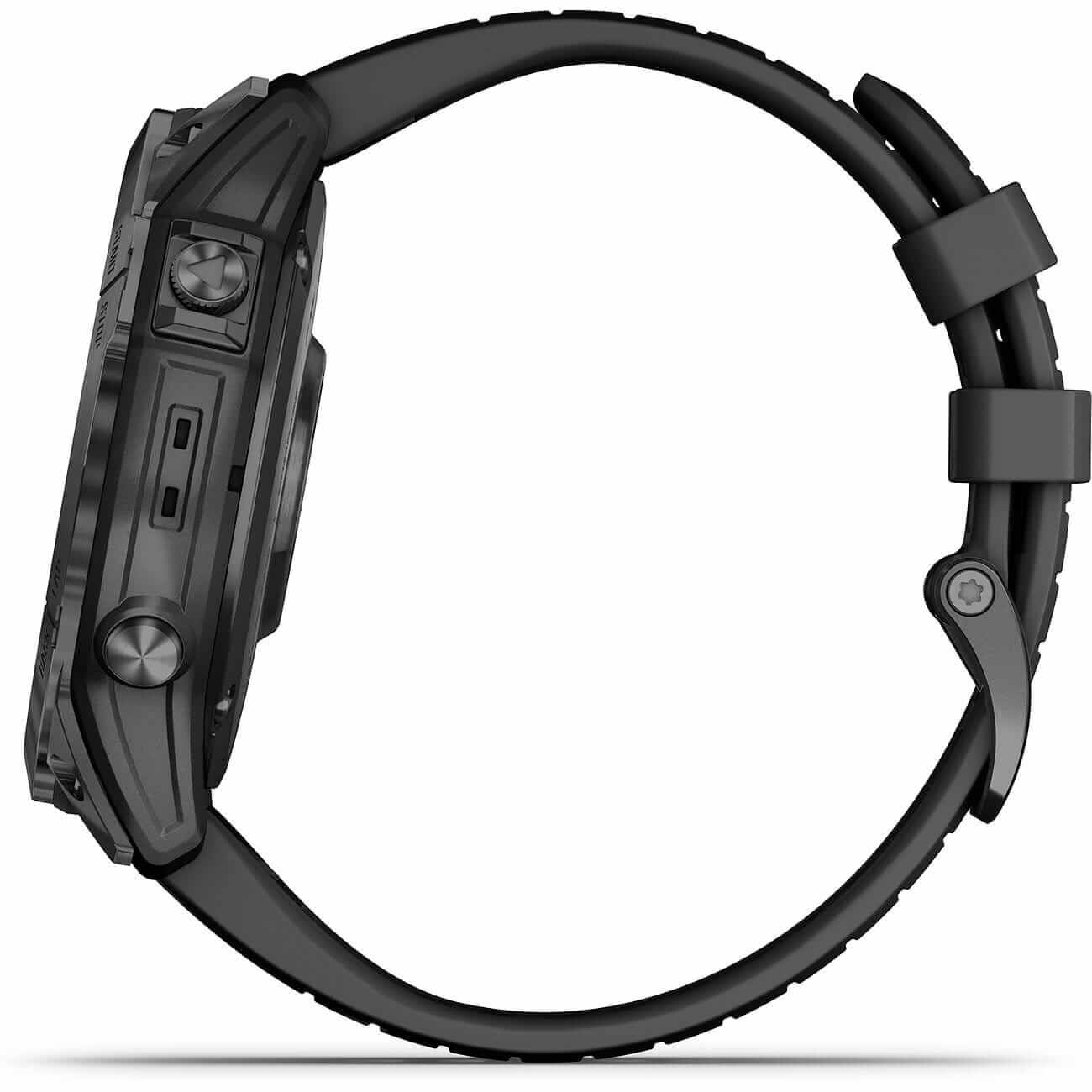 Garmin Epix™ Pro Gen 2 Sapphire 51mm Black/Carbon Gray Titanium with Silicone Strap 010-02804-01