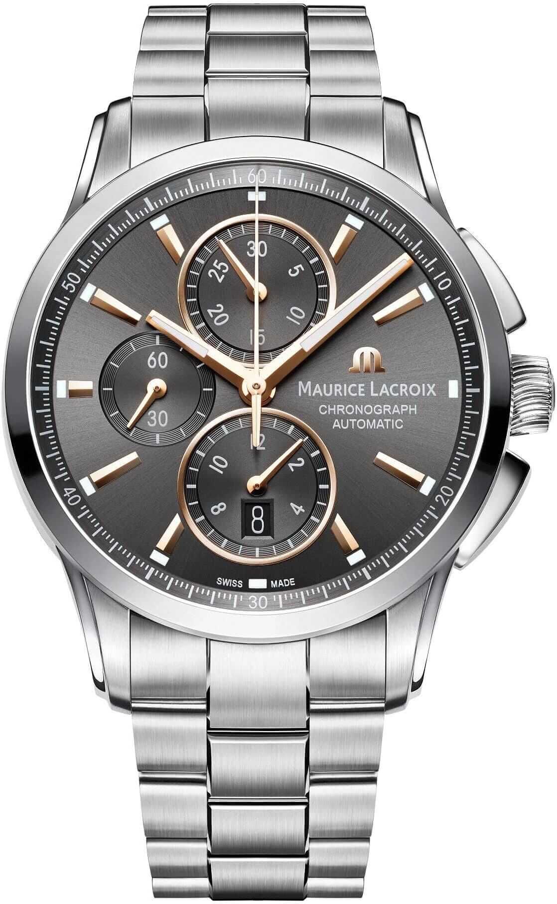 Maurice Lacroix Pontos Chronograph Date Herrenuhr PT6388-SS002-331-1