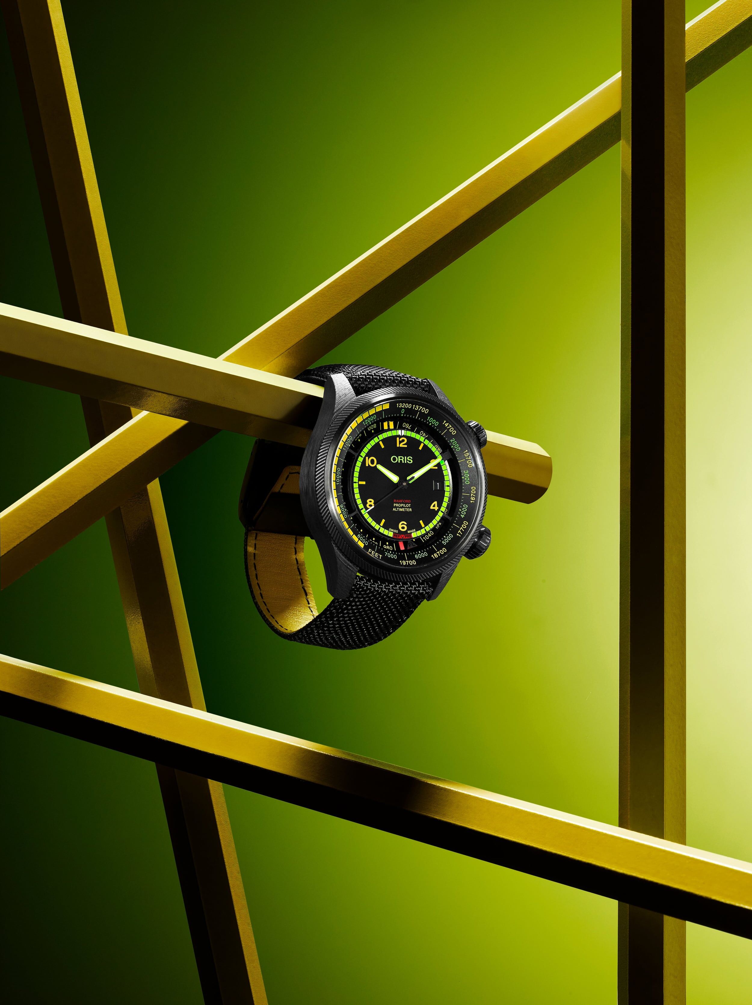 Oris Bamford ProPilot Altimeter "Mission Control" Limited Edition Herrenuhr 01 793 7775 8724