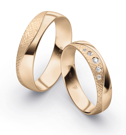 First Individual Love 3D Summer – One pair of wedding rings Rauschmayer 73-04039 / 72-04039
