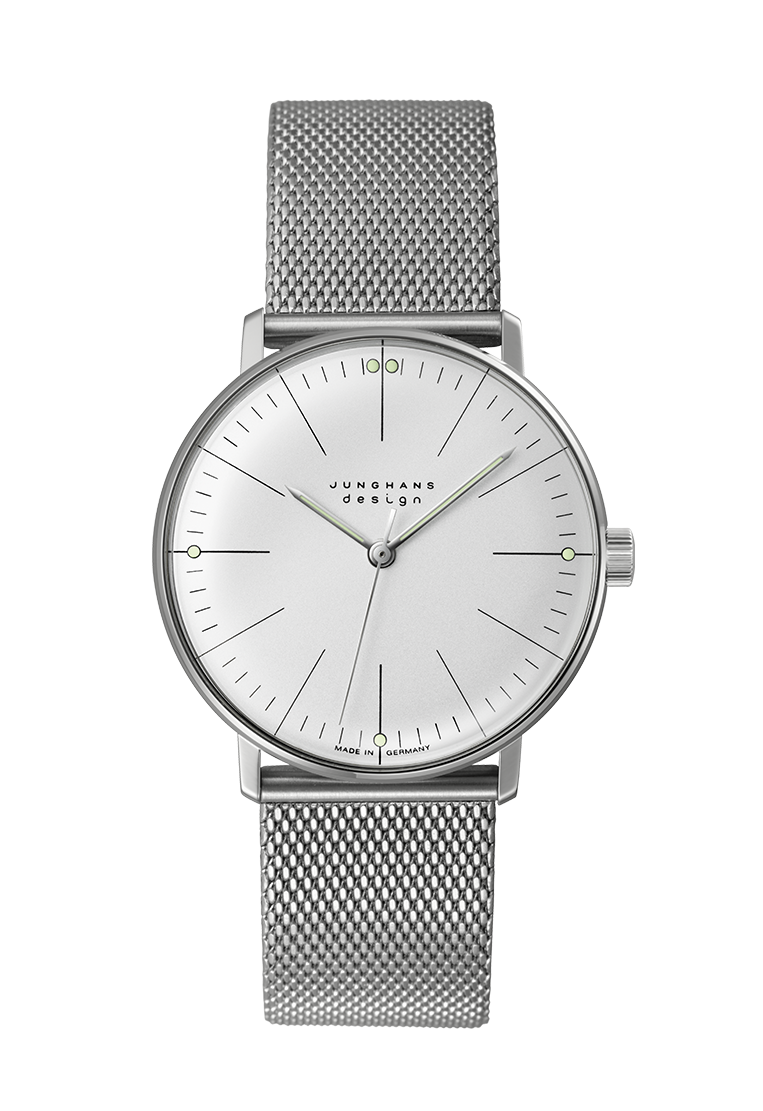 Junghans max bill Handaufzug Saphirglas Herrenuhr 027/3004.46