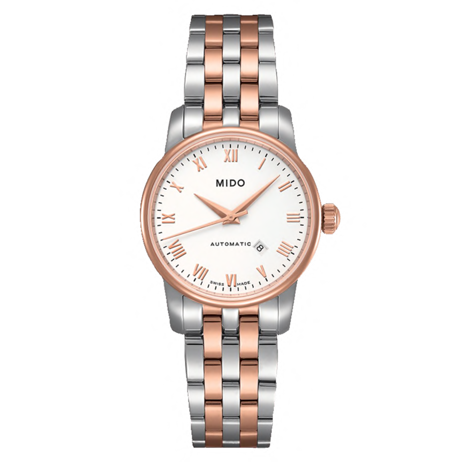 M7600-9-N6-1_0_front_1_1 Mido Baroncelli II Damenuhr M76009N61