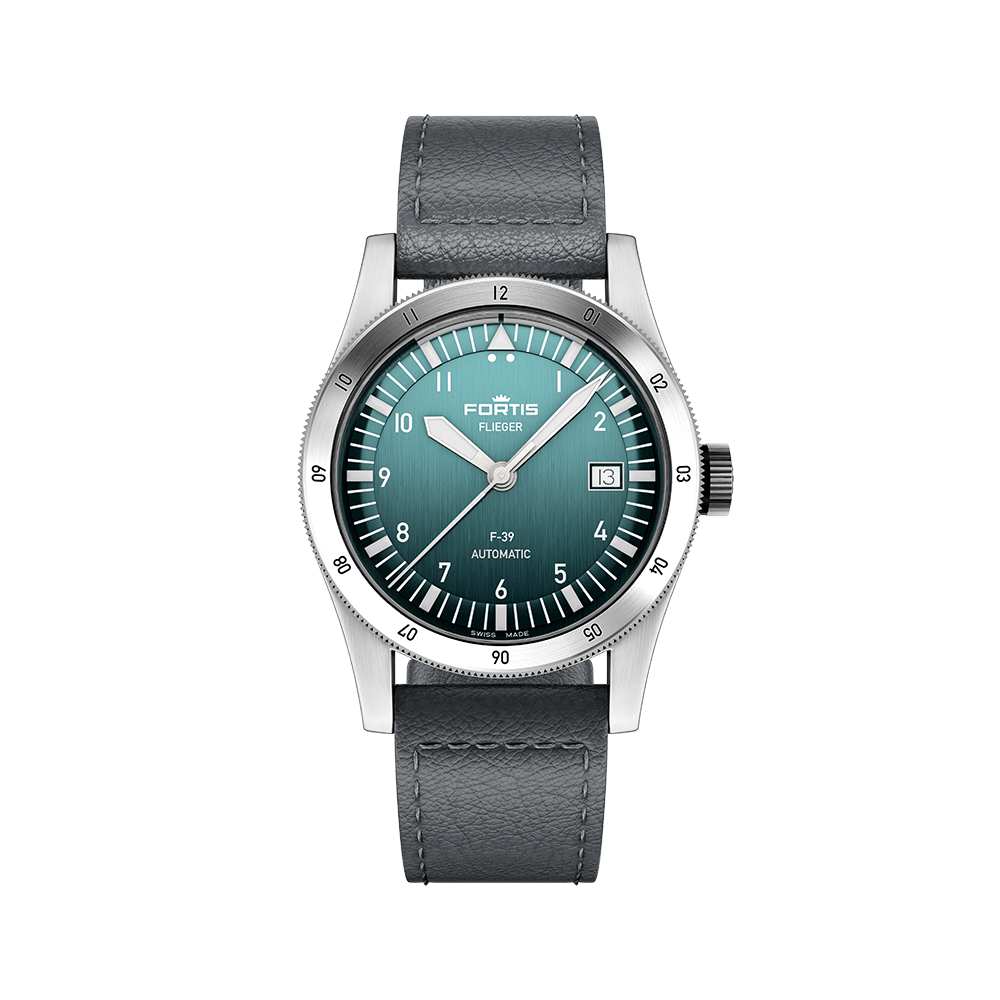 F-39_Petrol_AS Fortis FLIEGER F-39 Automatic Petrol Men's Watch F4220020