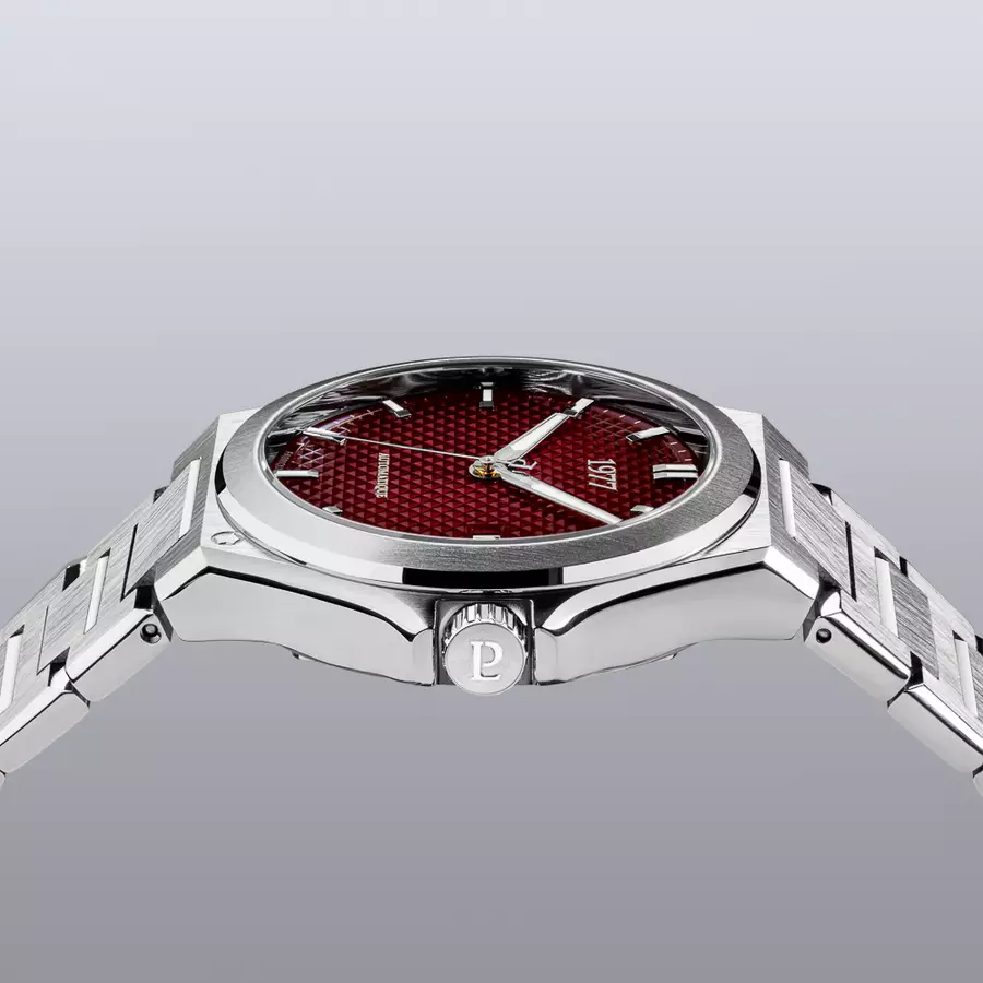 1977 ARSENE Automatique, 41 MM, Cadran Lie-de-vin, Bracelet Acier 904L Men's Watch 1977P02151