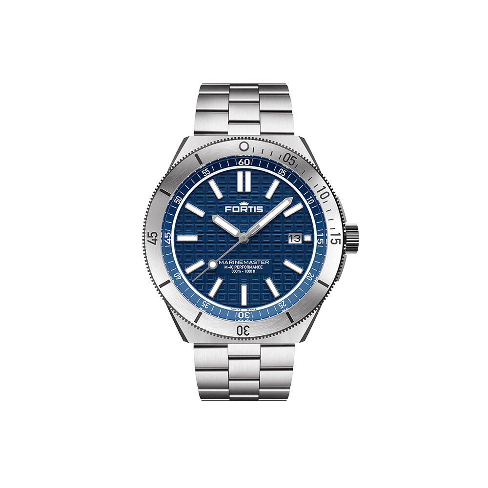 Fortis Marinemaster M-40 Ocean Blue Herrenuhr F8120029