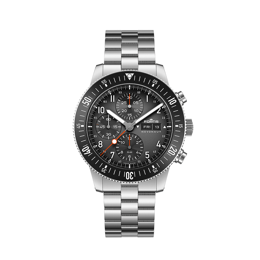 N-42_Legacy_BB Fortis NOVONAUT N-42 Legacy Men's Watch F2040008