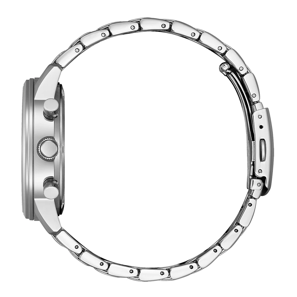 Citizen Eco-Drive Classic Chronograph Edelstahl Grün, 42mm Herrenuhr CA4720-52X