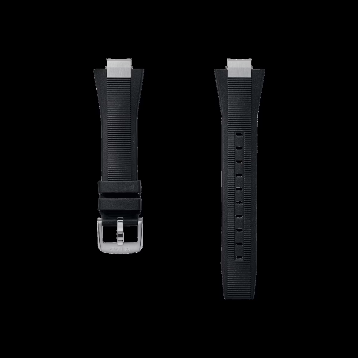 Mido replacement bracelet rubber black 22 mm M852.018.741