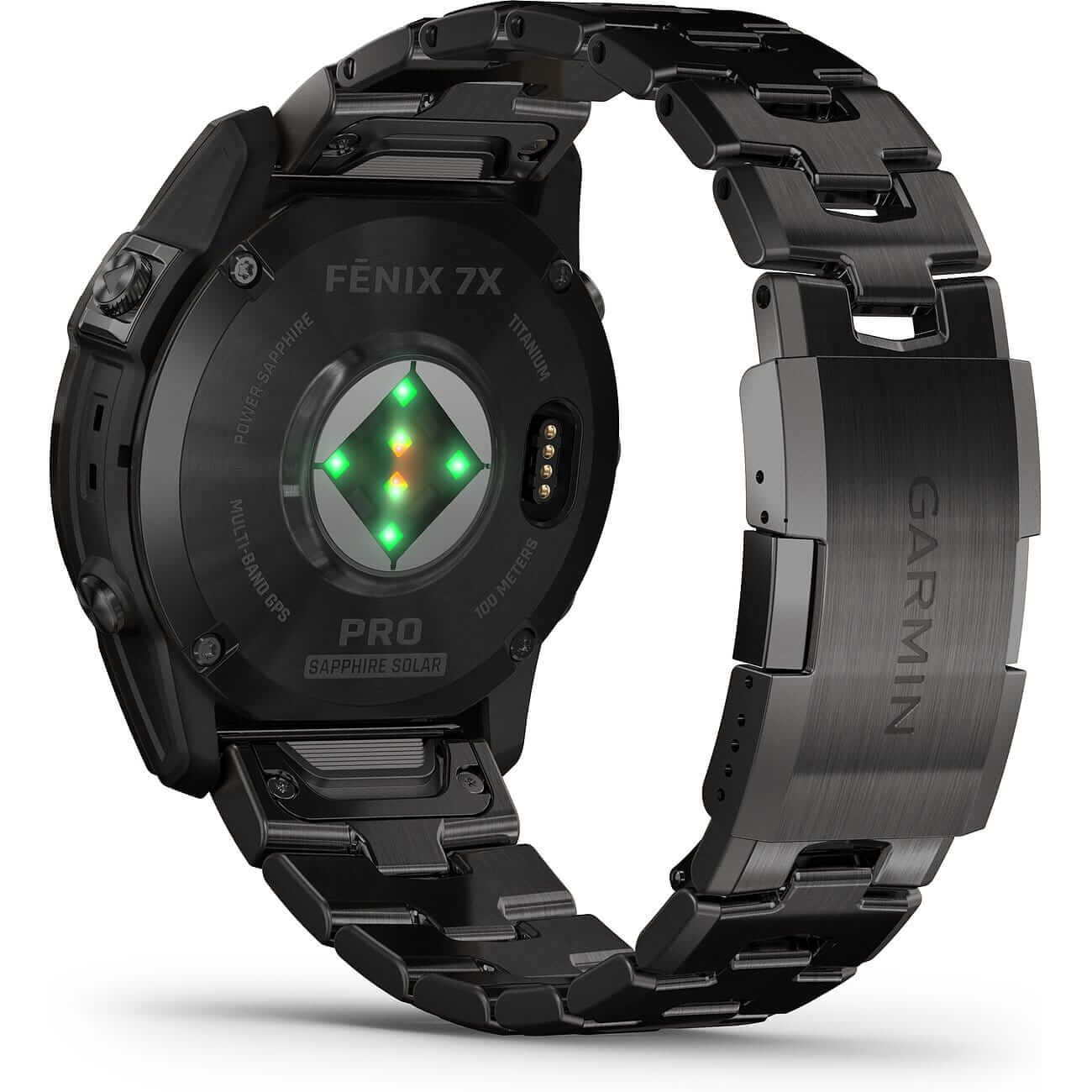 Garmin fēnix® 7X Pro Sapphire Solar Carbon Gray Titanium with titanium bracelet and silicone strap 010-02778-30