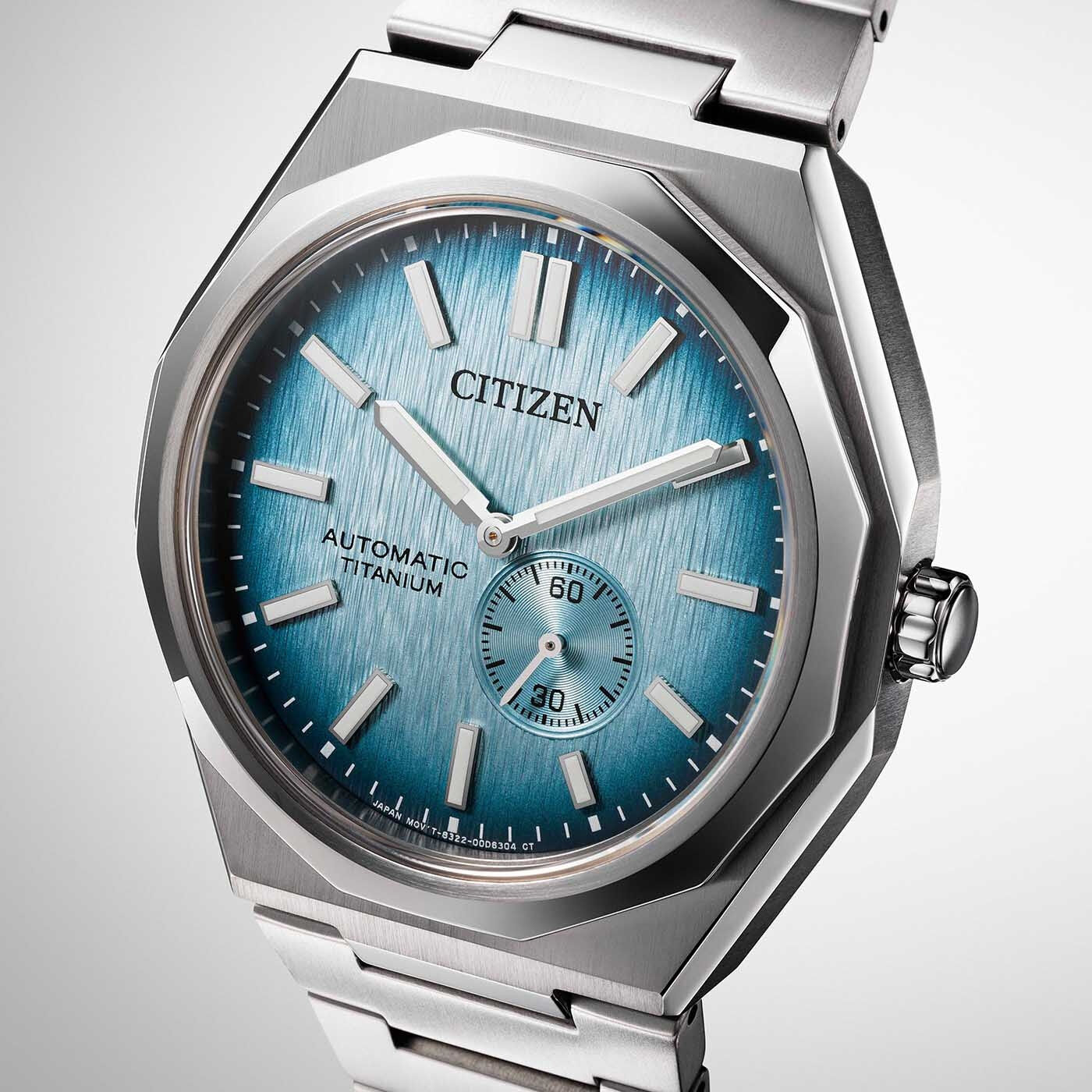 Citizen Super Titanium Zenshin 60 blue men's watch NK5020-58L Citizen Super Titanium Zenshin 60 blue men's watch NK5020-58L