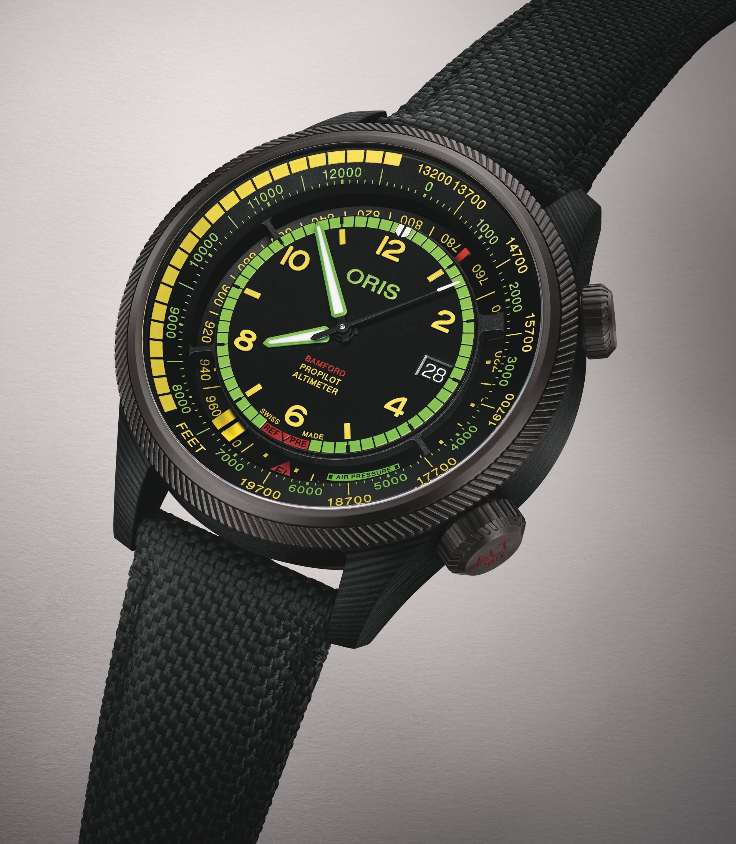 Oris Bamford ProPilot Altimeter "Mission Control" Limited Edition Herrenuhr 01 793 7775 8724