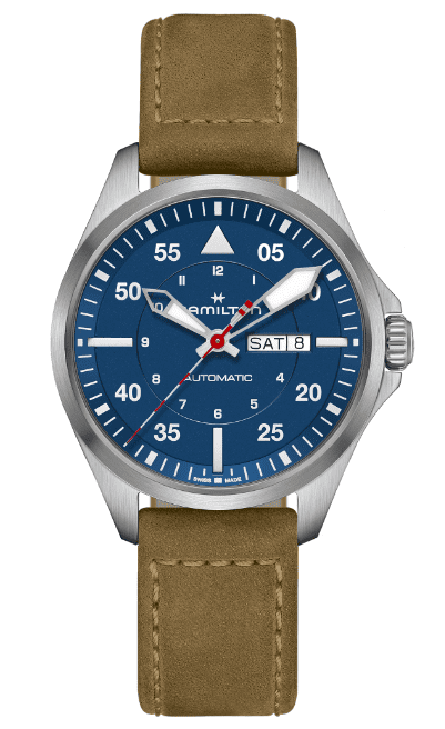 Hamilton Khaki Aviation Pilot Automatik - Air-Glaciers Edition Herrenuhr H64655941