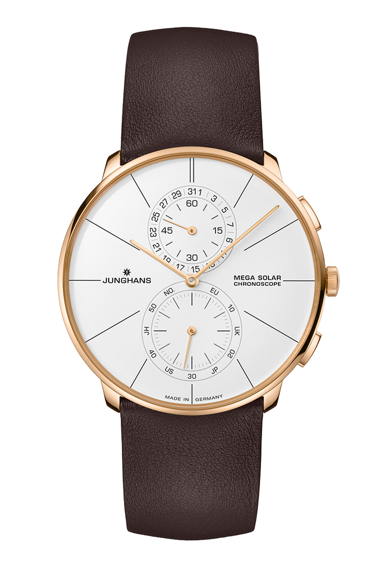 59_7201-00_front Junghans Meister Fine Chronoscope Mega Solar Men's Watch 059/7201.00