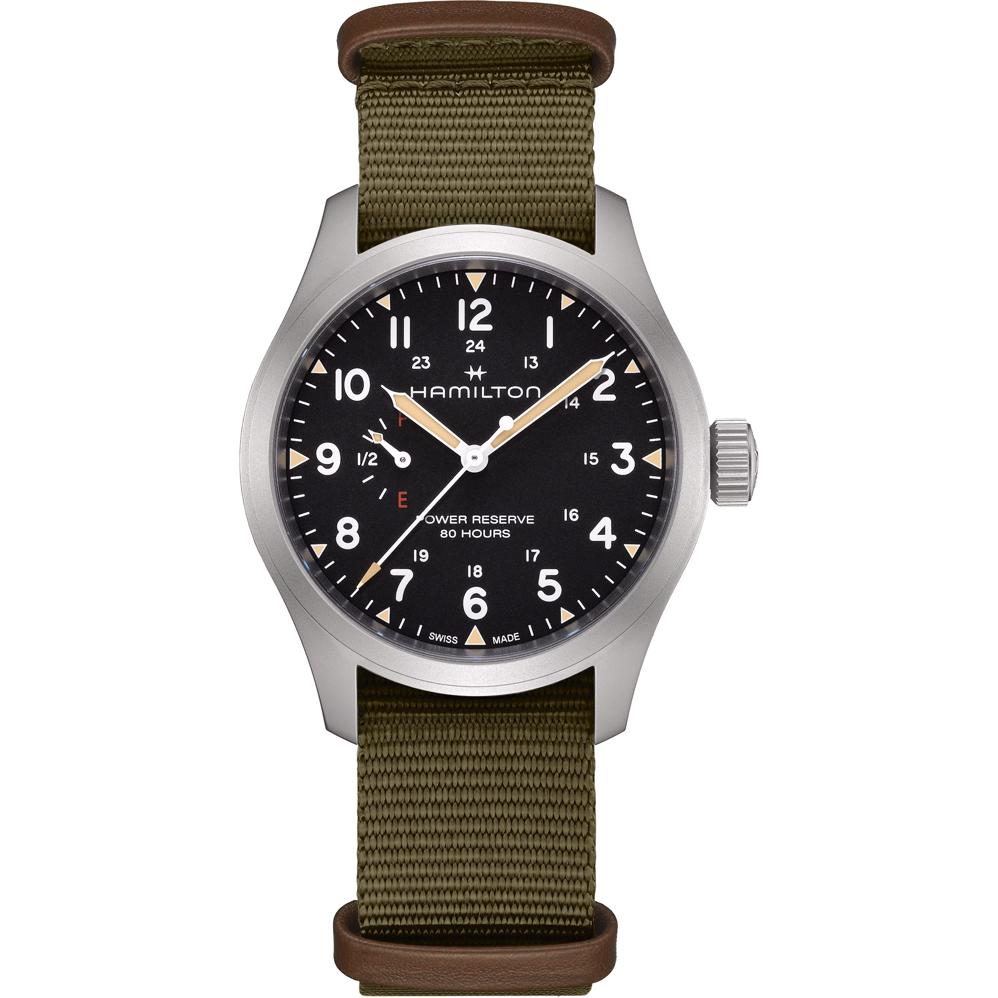 Hamilton KHAKI FIELD MECHANICAL POWER RESERVE 40MM Herrenuhr H69509930 Hamilton KHAKI FIELD MECHANICAL POWER RESERVE 40MM Herrenuhr H69509930
