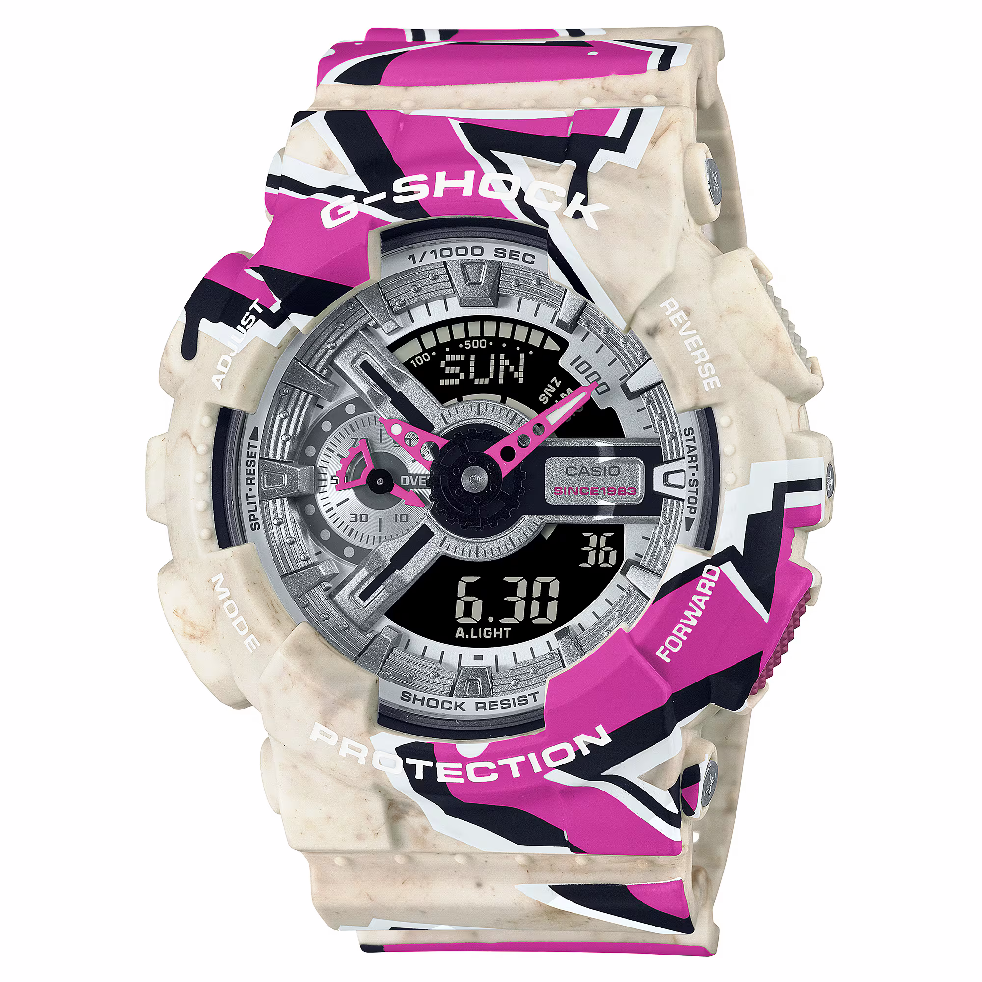 G-Shock Analog-Digital Street Spirit Series Men's Watch GA-110SS-1AER G-Shock Analog-Digital Street Spirit Series Men's Watch GA-110SS-1AER