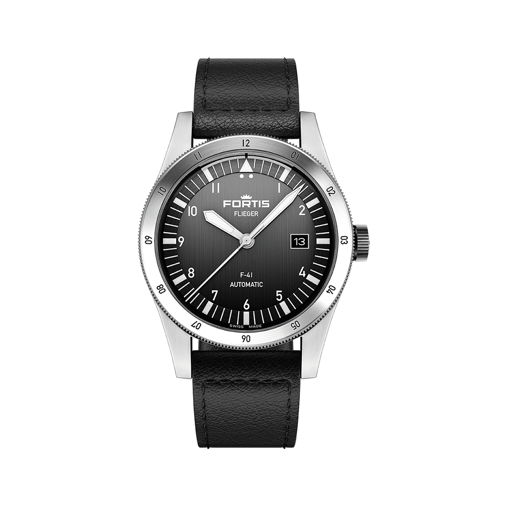 Fortis FLIEGER F-41 Automatic Black Herrenuhr F4220018