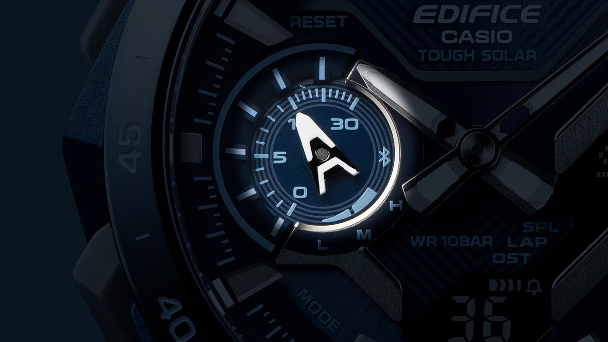 Casio EDIFICE WINDFLOW Herrenuhr ECB-2200CB-2AEF