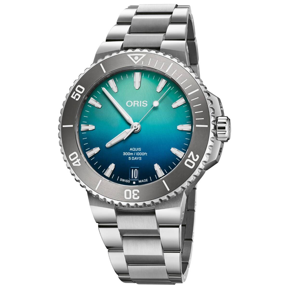 Oris Herrenuhr Aquis 01 400 7790 4185-Set