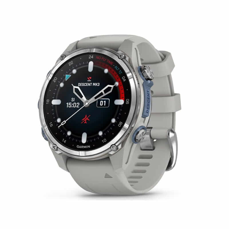 Garmin DESCENT MK3S AMOLED Silver/Fog Gray Men's Watch 010-02753-04