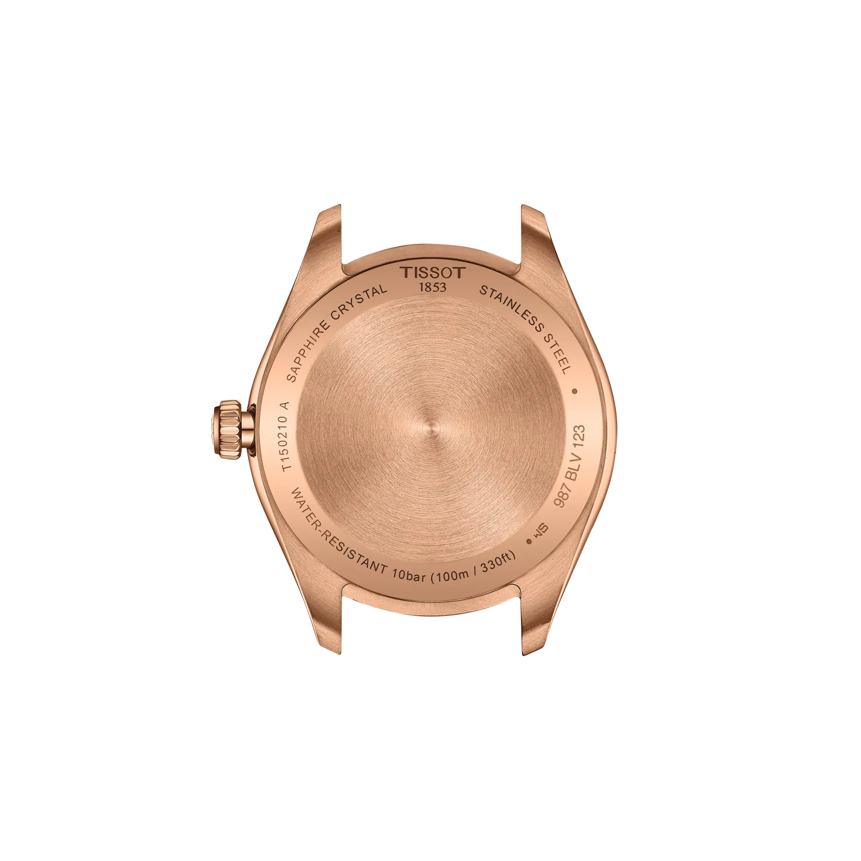 Tissot PR 100, Schweizer Quarzwerk, 34mm, Roségold Damenuhr T150.210.33.111.00