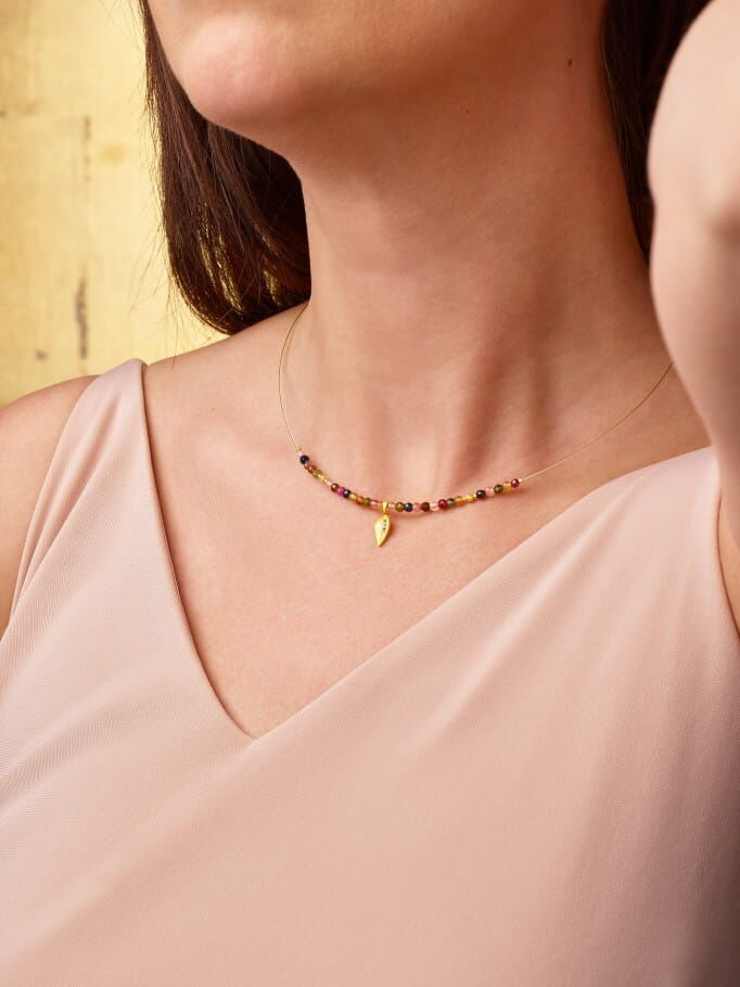 Bernd Wolf Plumesan Necklace Tourmaline 84184926-043