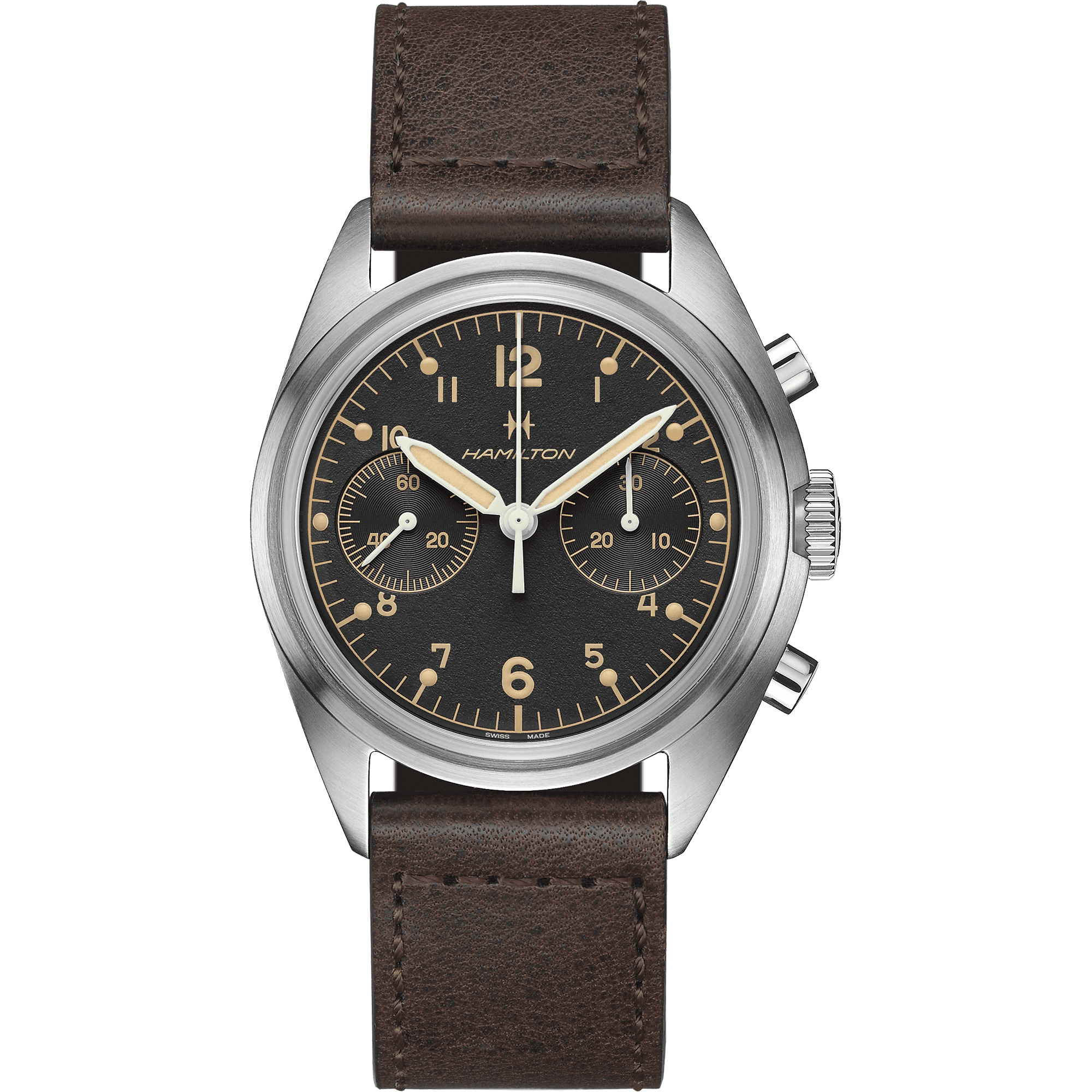 Hamilton Khaki Pilot Pioneer Mechanical Chrono H76409530 Herrenuhr