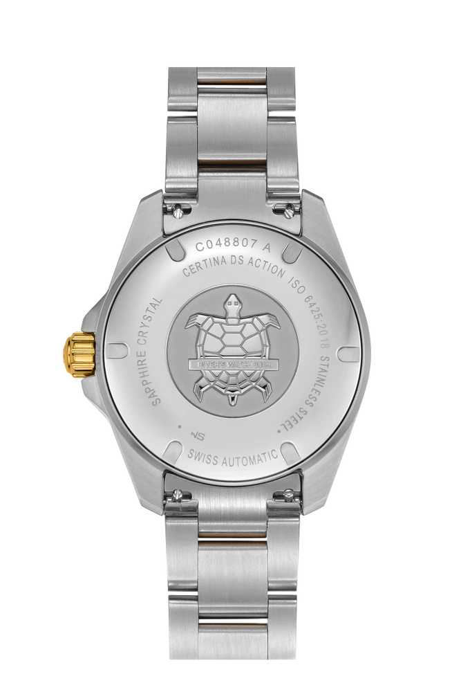 Certina DS Action Diver 38mm Bicolor Powermatic 80 Herrenuhr C048.807.22.041.00