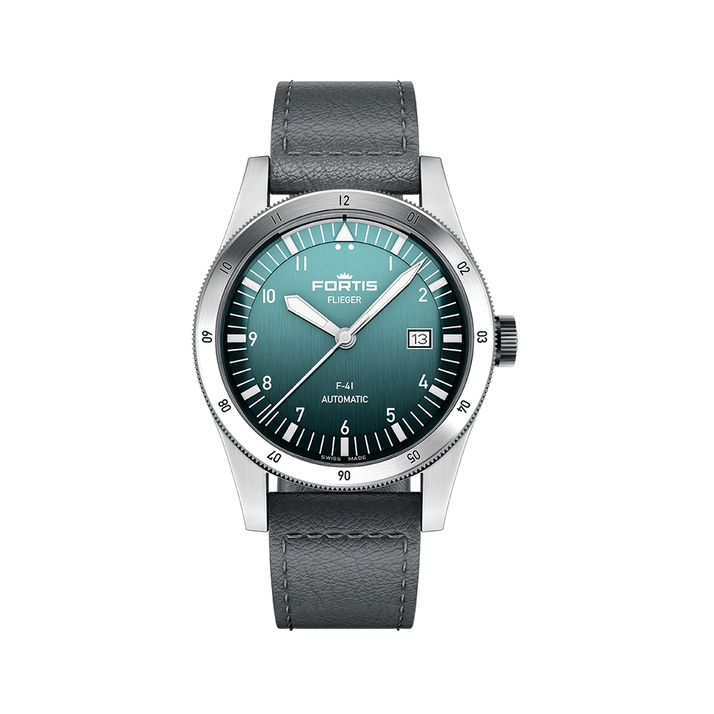 Fortis FLIEGER F-41 Automatic Petrol Herrenuhr F4220022