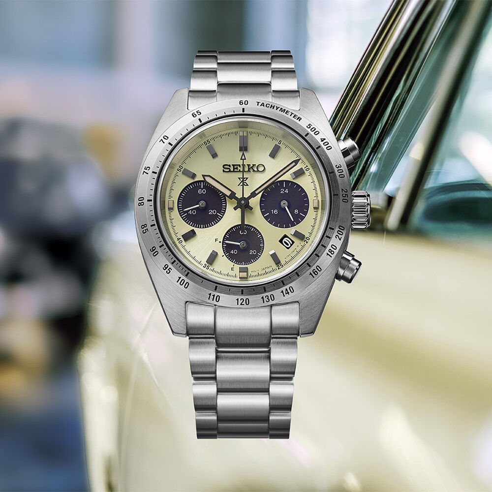 Seiko Speedtimer Solar Chronograph Prospex Limited Edition 2.700 Stück Herrenuhr SSC959P1