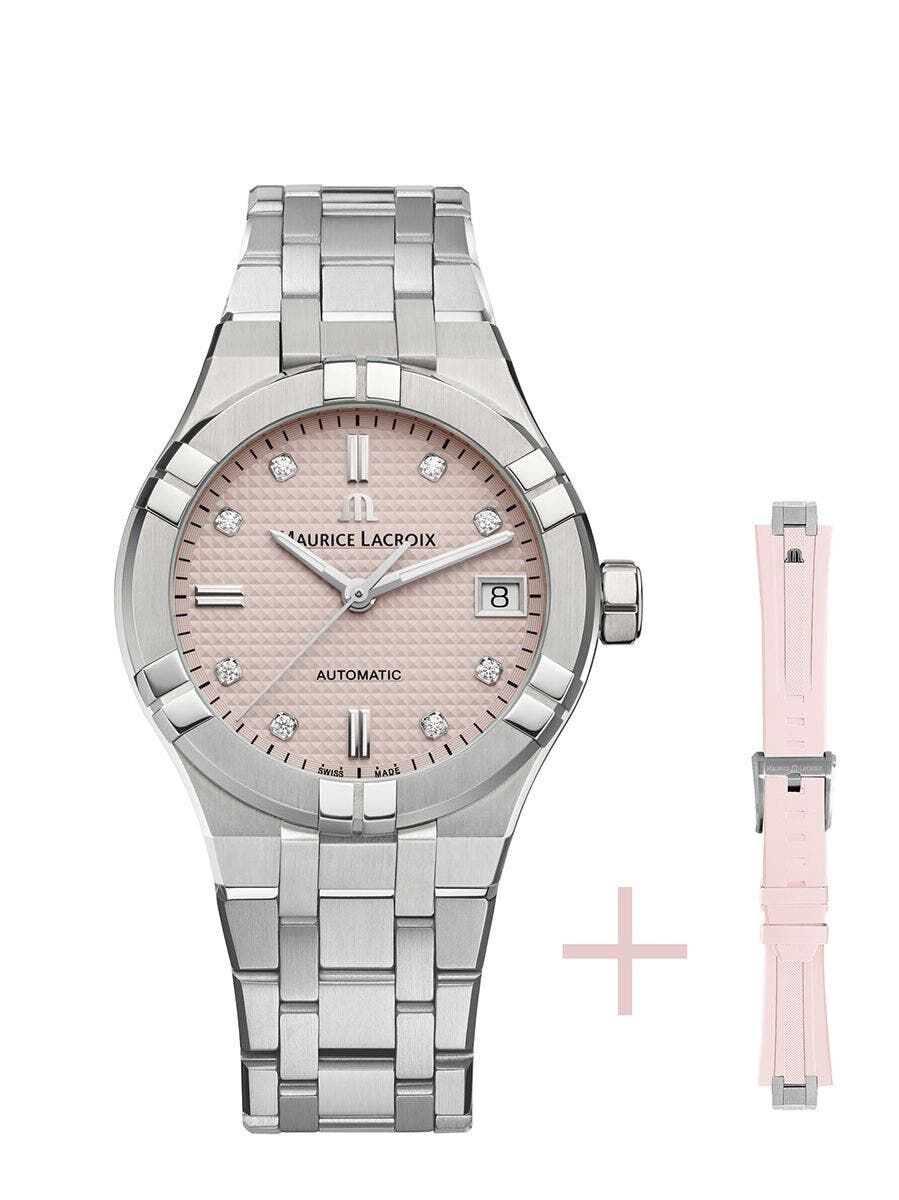 ai6006-ss00f-550-e_both_copie Maurice Lacroix Aikon Automatic Women's Watch AI6006-SS00F-550-E