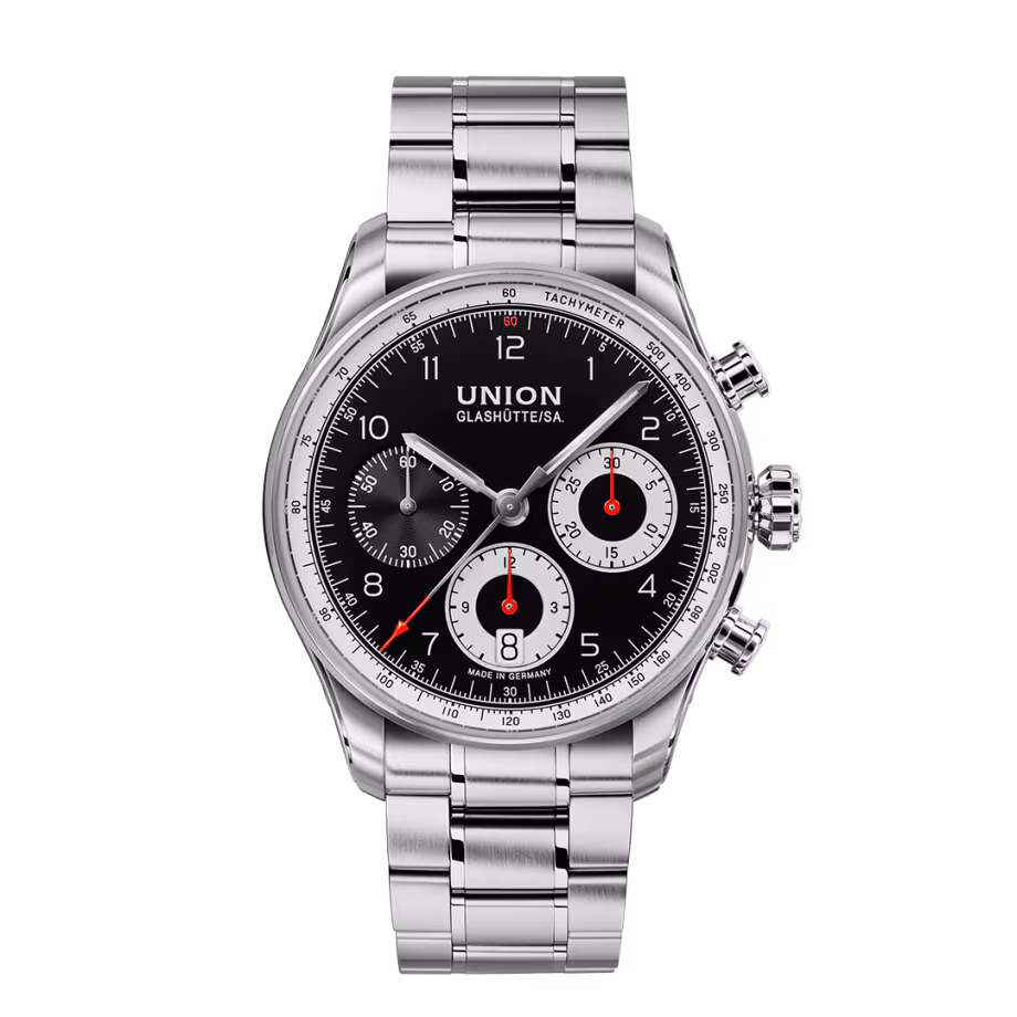 Union Glashütte Belisar Chronograph 40mm, Automatik Herrenuhr D009.227.11.052.00