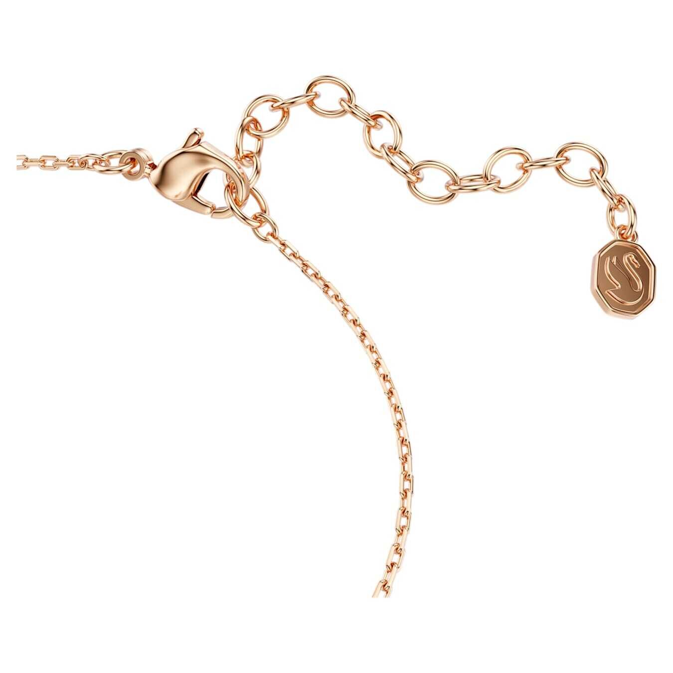Swarovski  Swan Armband Verschiedene Schliffe, Schwan, Weiß, Roségold-Legierungsschicht