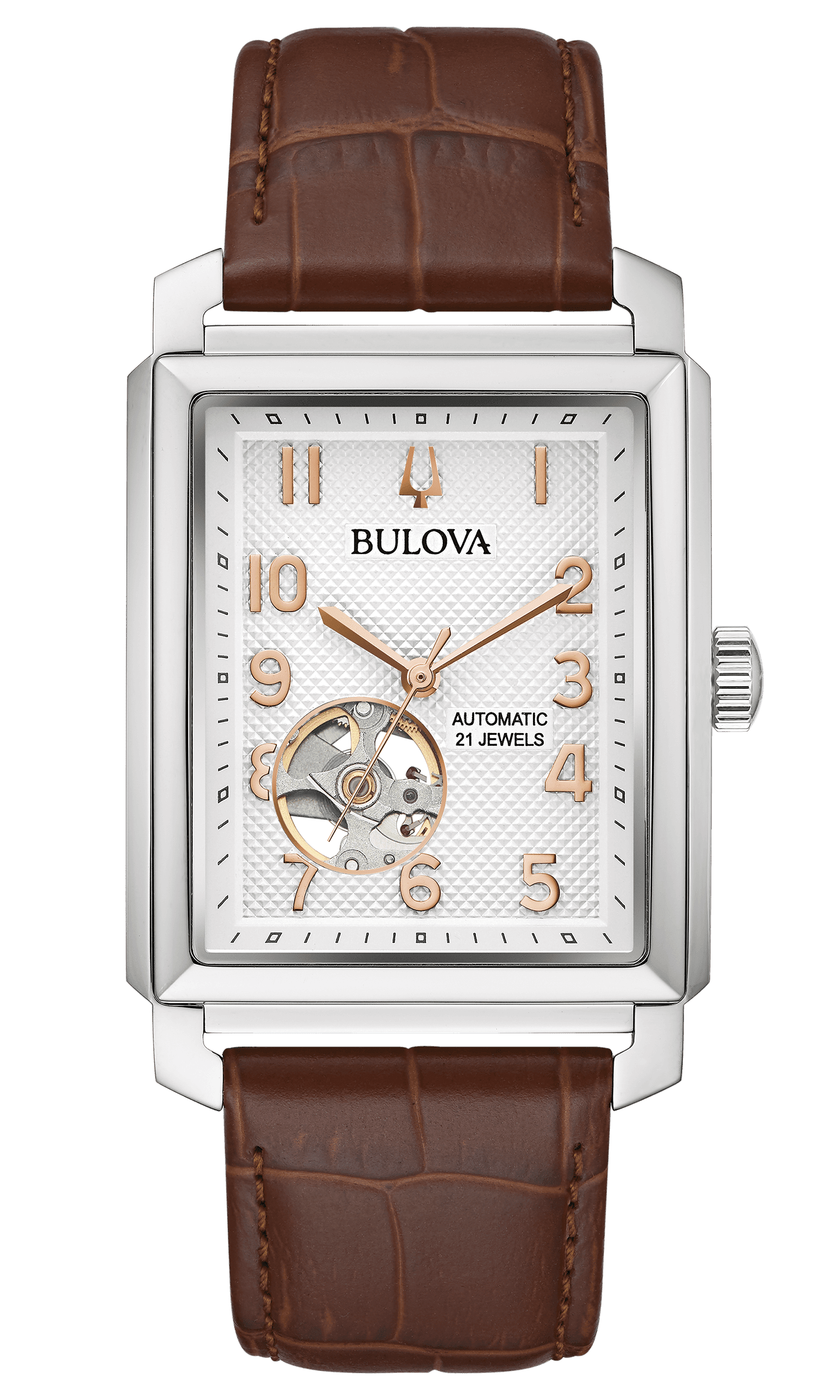 96A268_BULOVA_Classic-Sutton_Front Bulova Sutton Automatik Herrenuhr 96A268