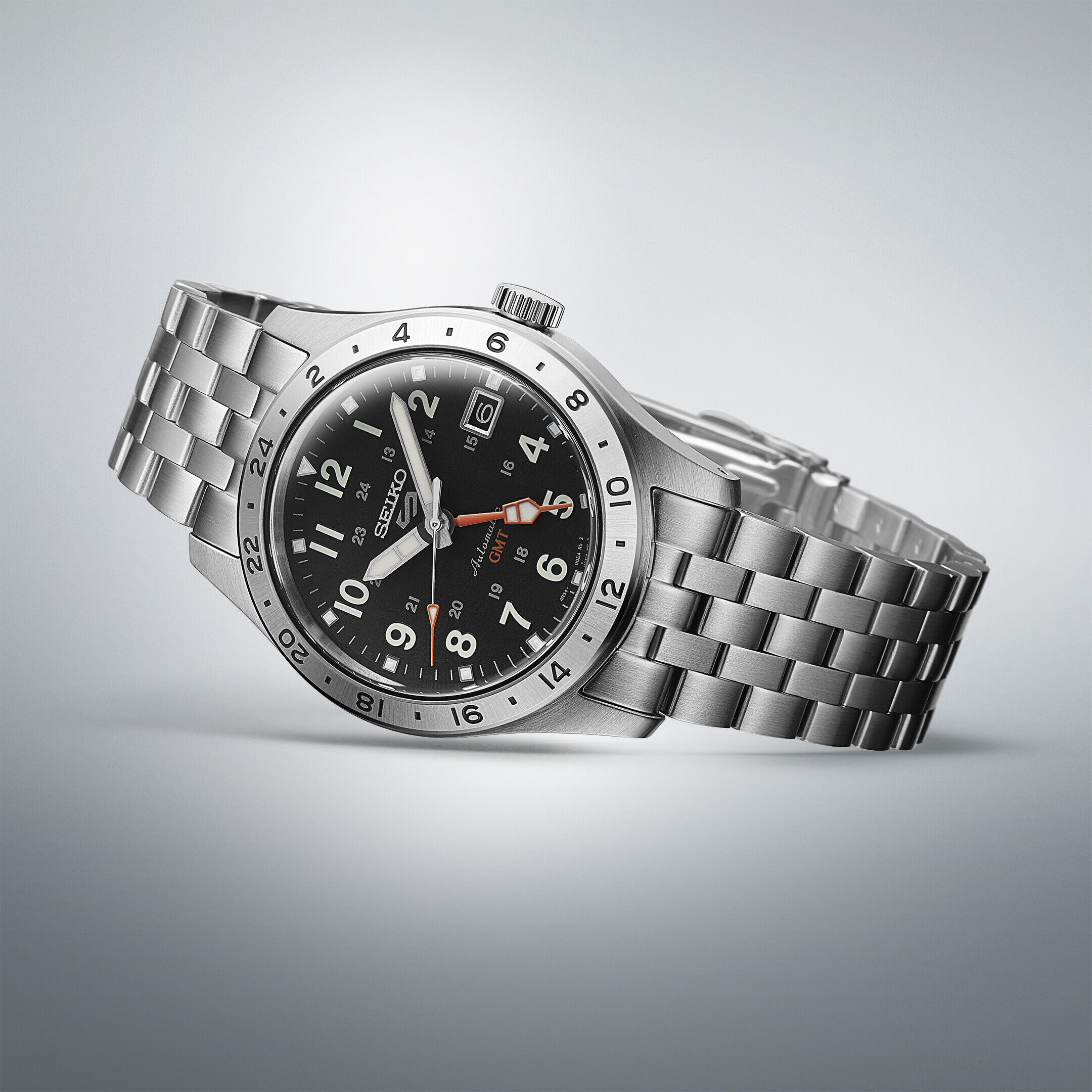 Seiko SSK023K1 5 Sports GMT Field Sports Style Herrenuhr