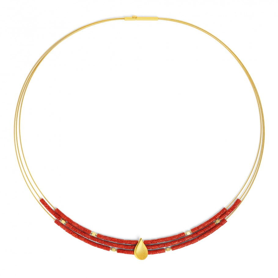 Bernd Wolf Aquinsa necklace root coral 84122296-043