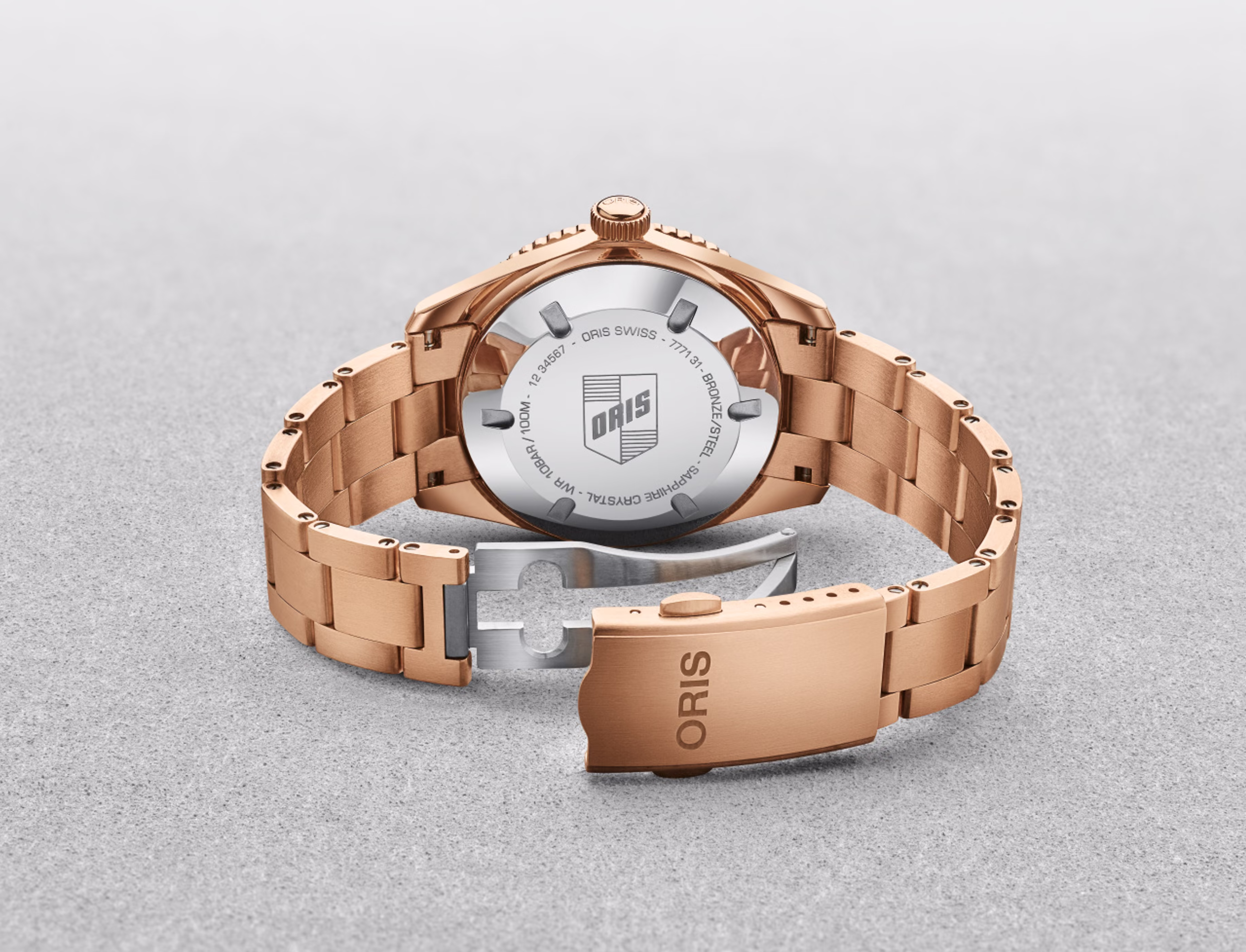 Oris Divers Sixty-Five Cotton Candy 38mm, bronze men's watch 01 733 7771 3155-07 8 19 15