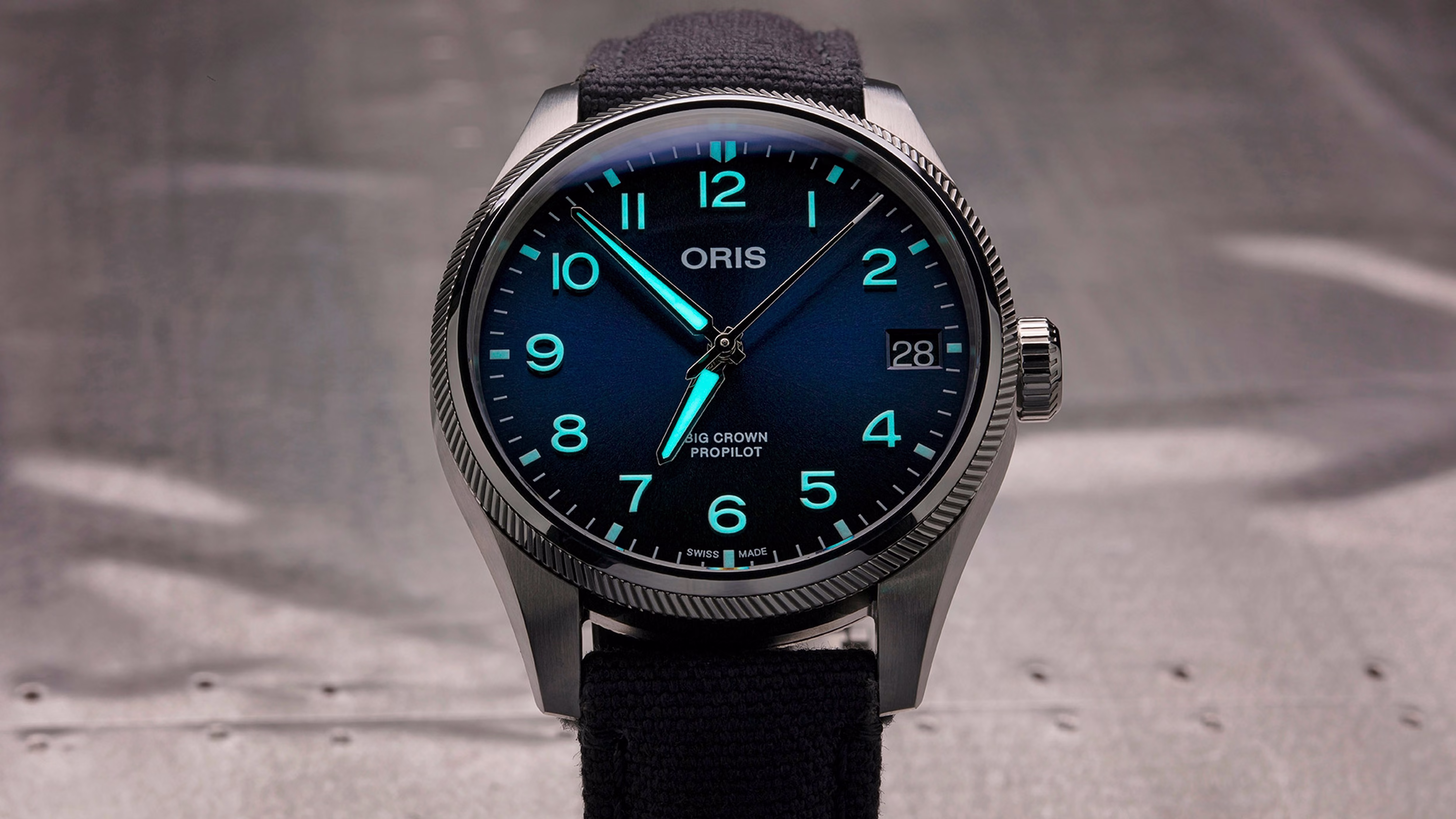 Oris Big Crown ProPilot Big Date 41mm, textile strap, 38-hour power reserve, automatic men's watch 01 751 7761 4065-07 3 20 05LC