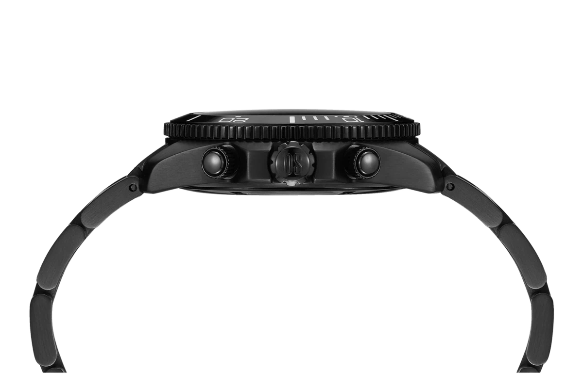 Certina DS Action Chrono, Quarz, Karbon schwarz, PVD-Beschichtung, Edelstahl 316L Herrenuhr C048.417.33.201.00