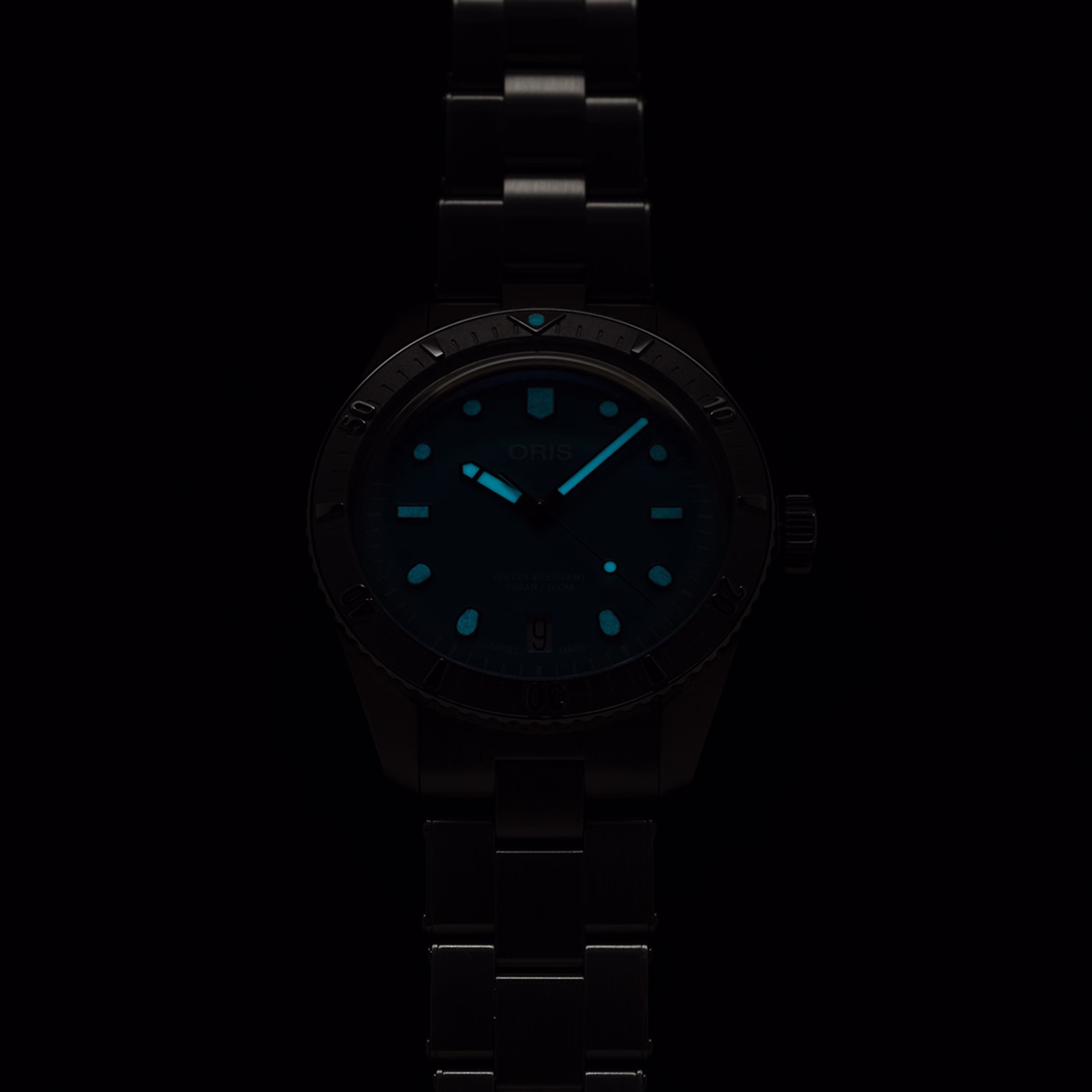 Oris Divers Sixty-Five Cotton Candy 38mm, Diver's Watch, Stainless Steel, Blue Men's Watch 01 733 7771 4055-07 8 19 18
