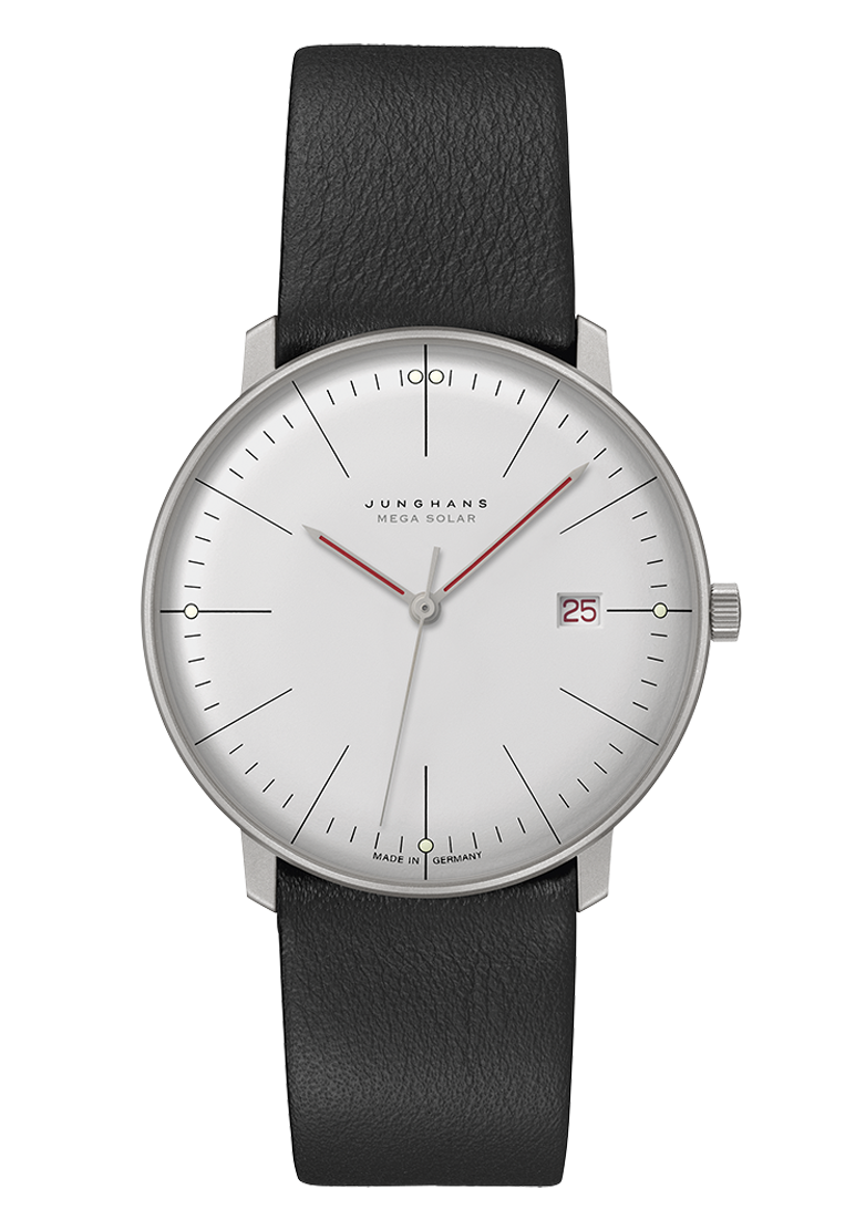 Junghans Max Bill Mega Solar Bauhaus Herrenuhr 059/2326.02