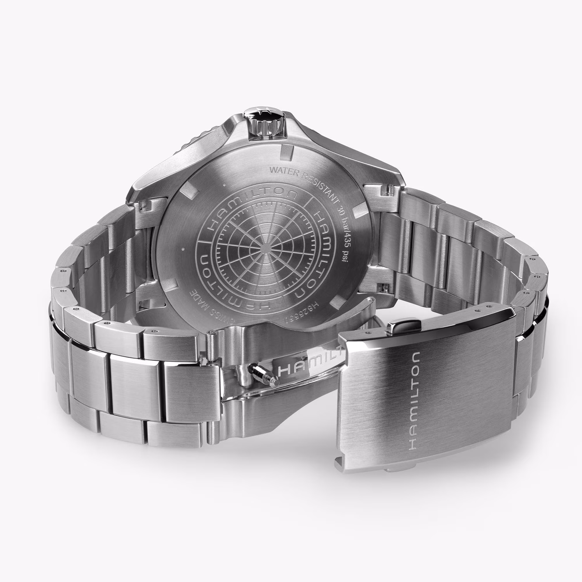Hamilton KHAKI NAVY SCUBA AUTO Black GMT 43MM Men's Watch H82555130